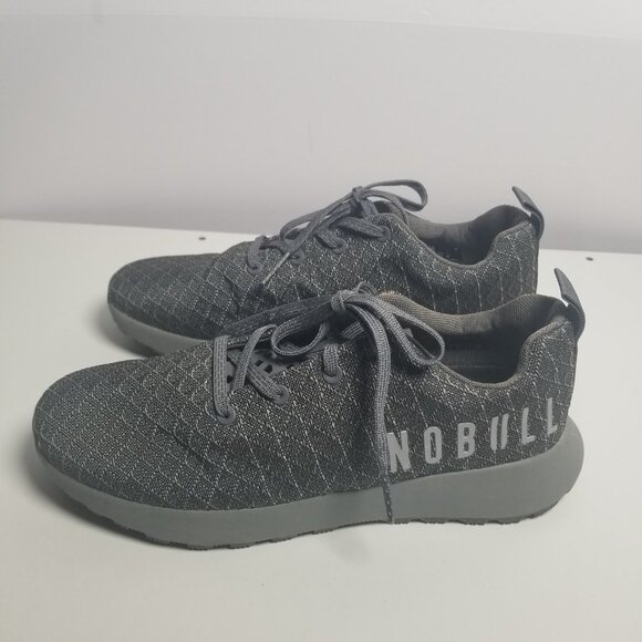 NWOB Nobull Matryx Trail Women's Grey Runner Unisex Sneaker Sz M 7 and W 8.5 - Picture 4 of 8